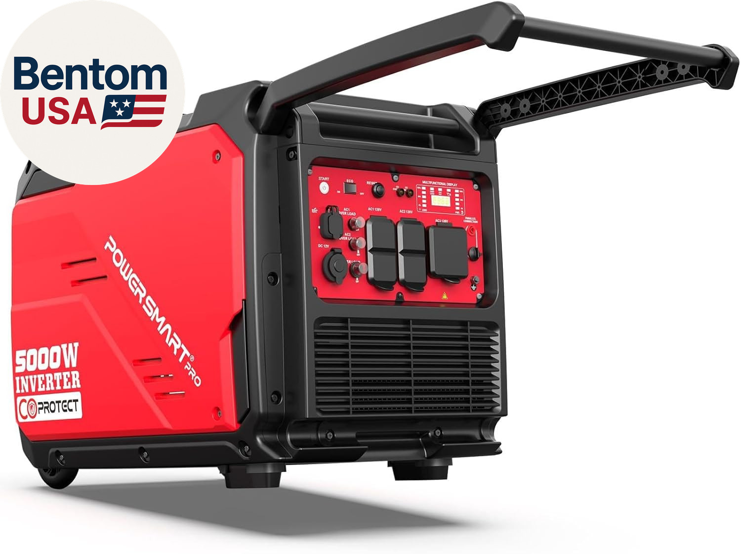 5000-Watt Portable Inverter Generator with Electric Start, CO Protect, Super Qui