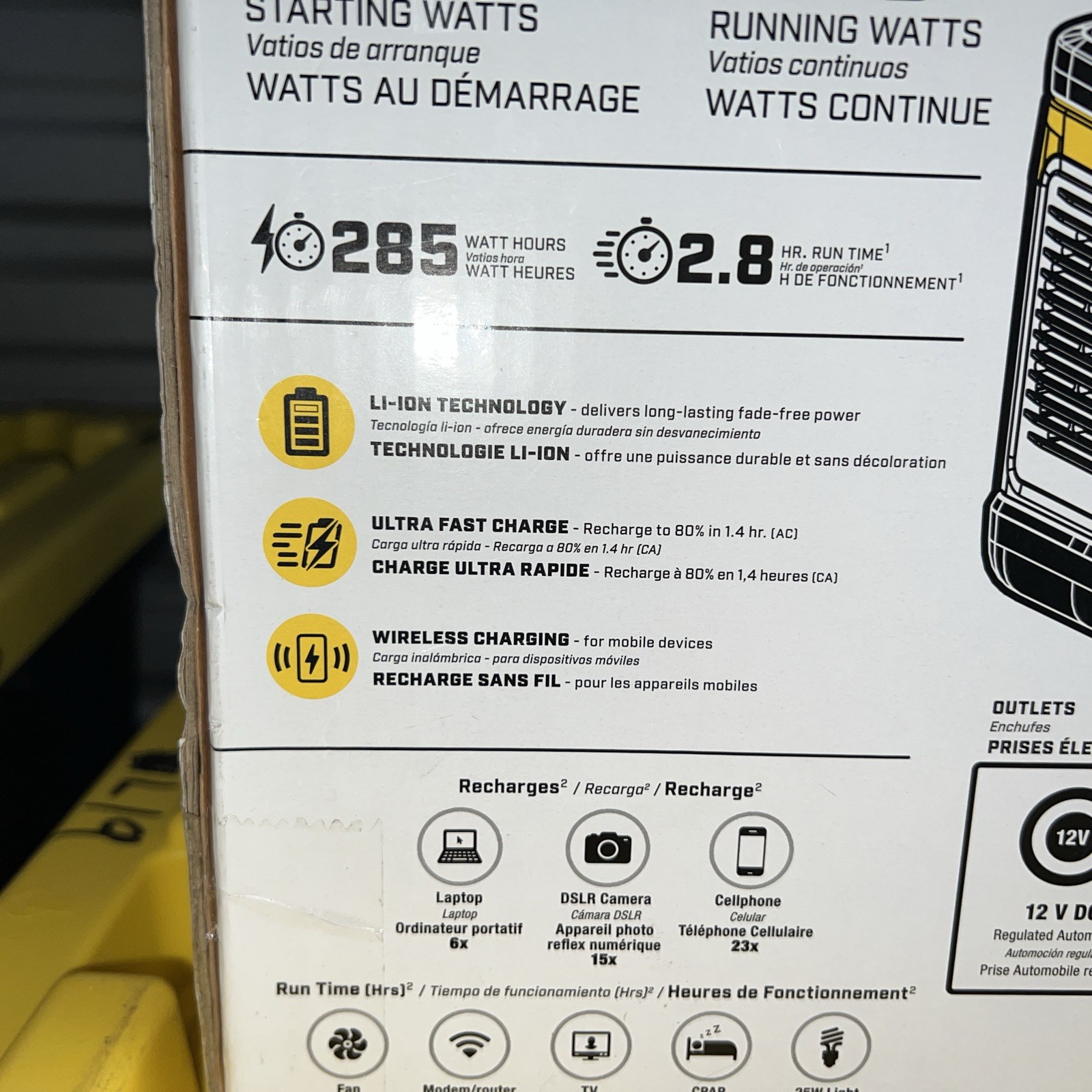 Champion Inverter Generator 600 Starting Watts. 300 Running Watts New In Box!