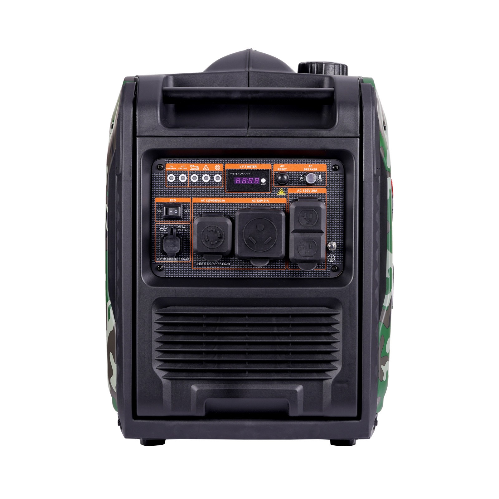 Gasoline 5000 Watt Portable Generator Inverter 4 Stroke Electric Start Home RV