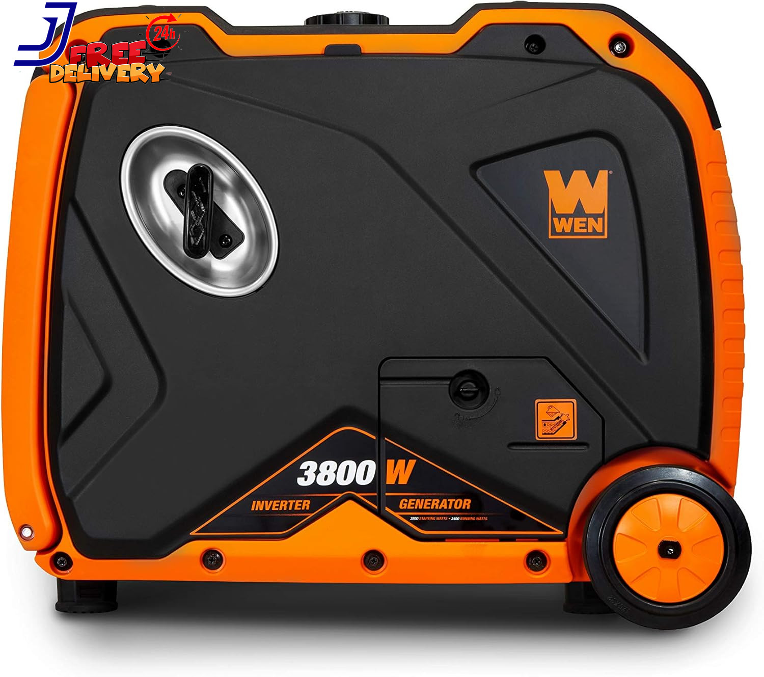 3,800-W Portable RV Ready Gas Powered Inverter Generator with Electric Start