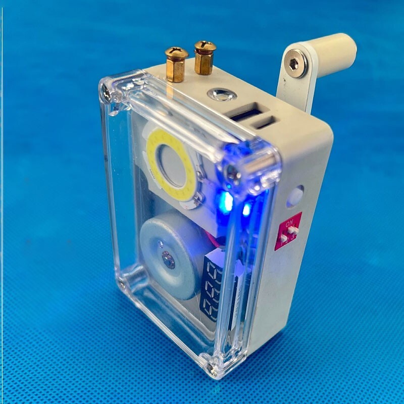 10W 50-120RPM Hand Crank Generator Supports Lighting Ignition USB Charging