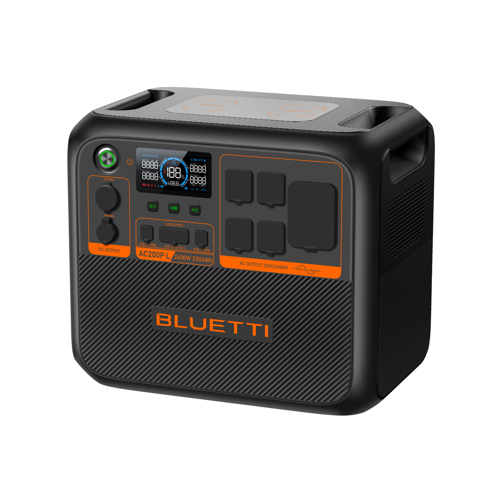 BLUETTI AC200PL 2400W 2304Wh Portable Power Station Home Backup