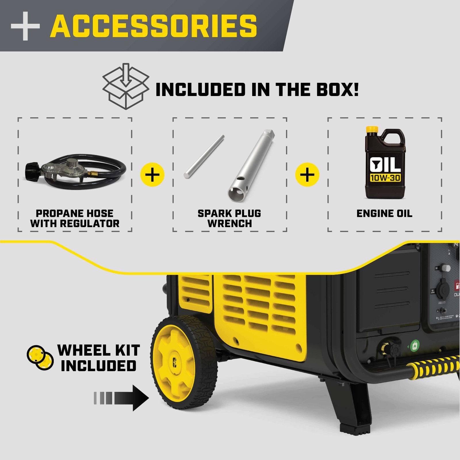 201417 – Champion 11,000W Electric Start Dual Fuel Inverter w/ CO Shield® – NEW