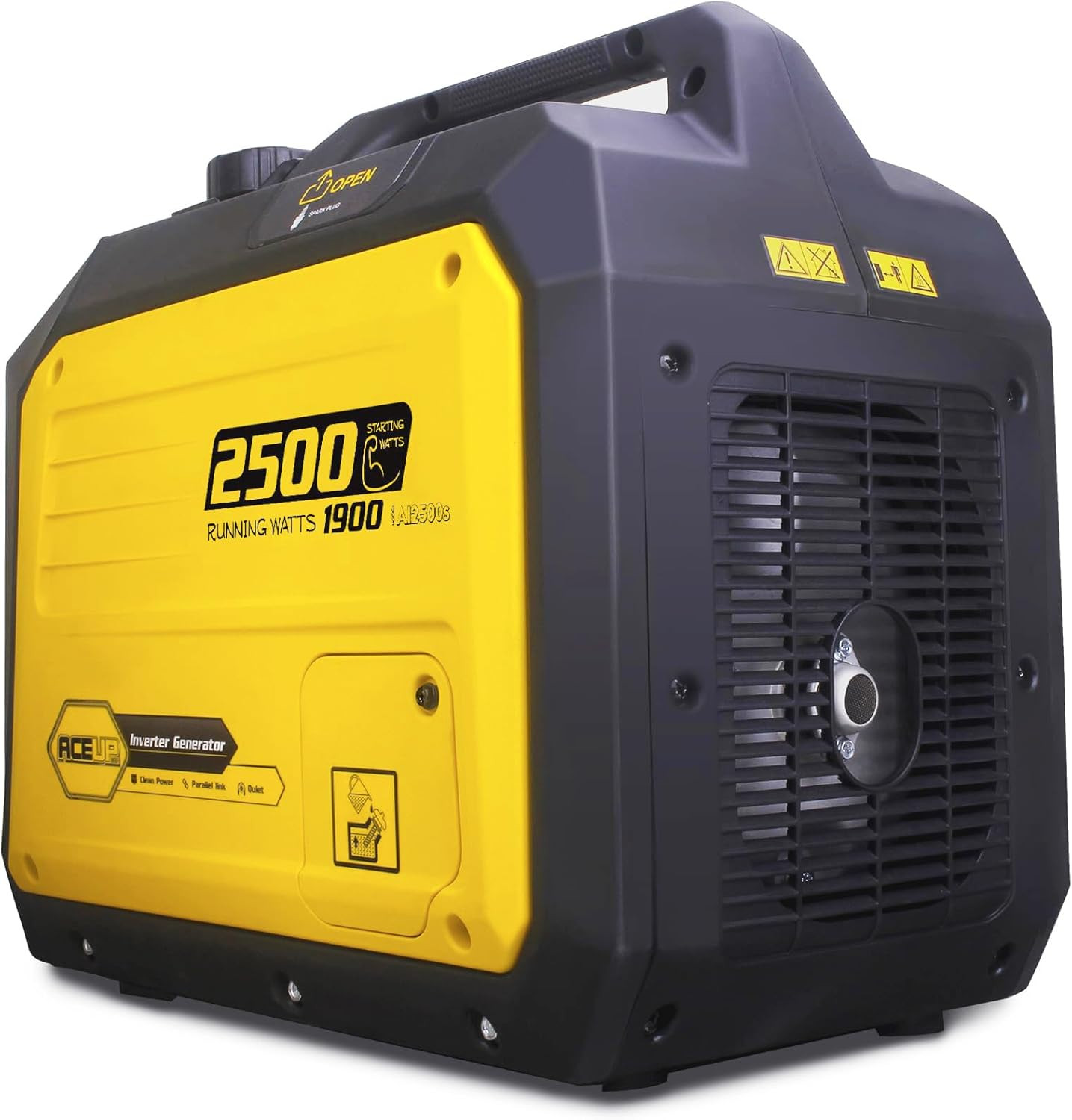 2500 Watt Gas Inverter Generator, Super Quiet Portable Generator for Home Use, C
