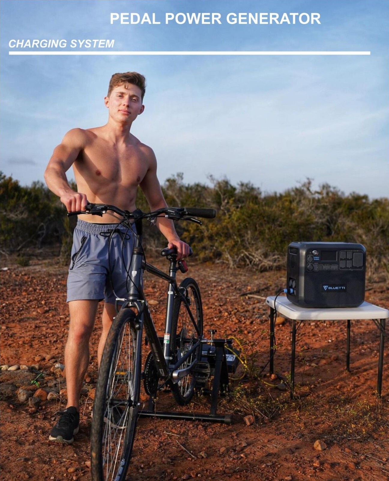 Bigfoot 500 Watt DC Pedal Power Bike Generator Preppers / STEM Lifetime Warranty