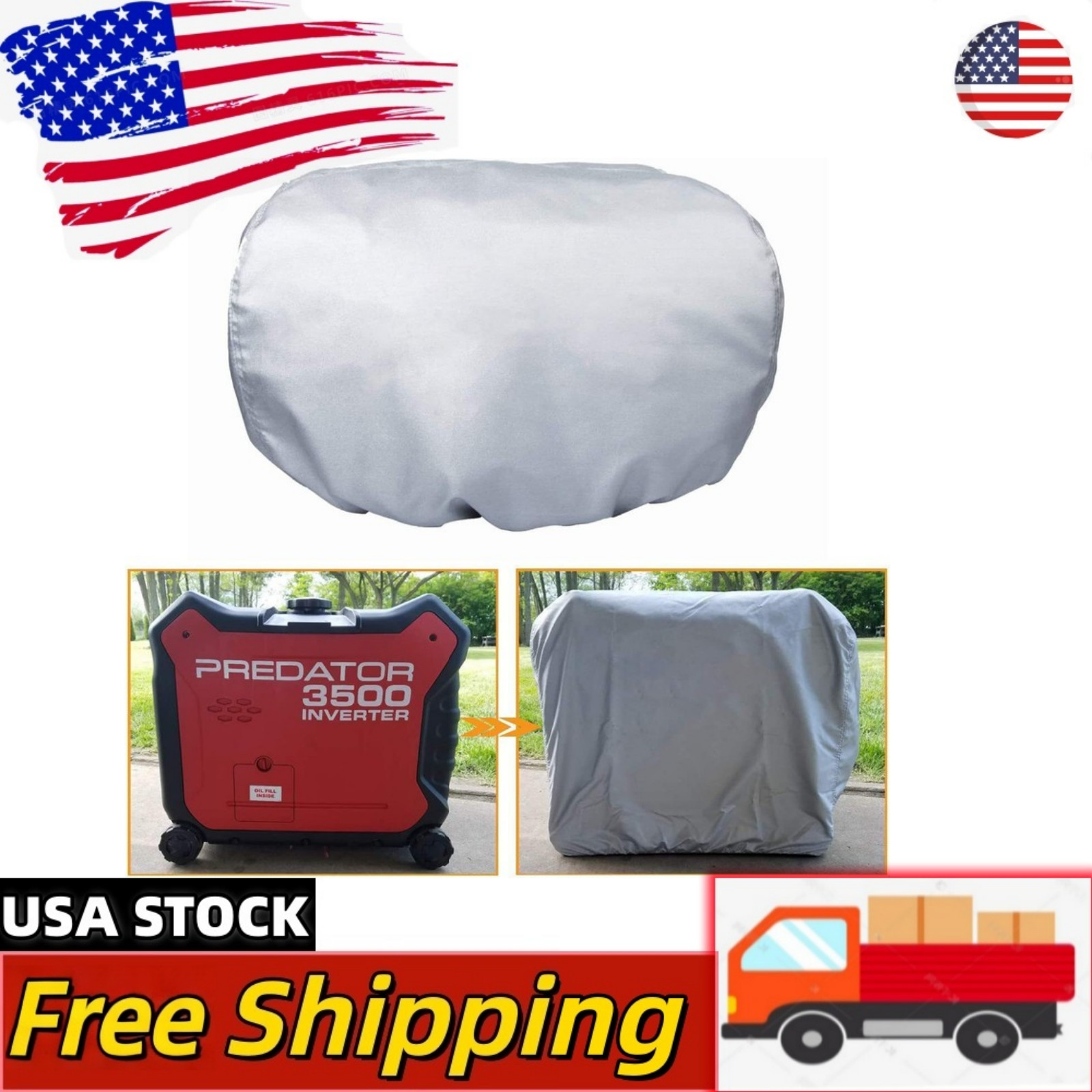 For Honda EU3000is Predator 3500 Generator Cover Dustproof Sunproof Waterproof