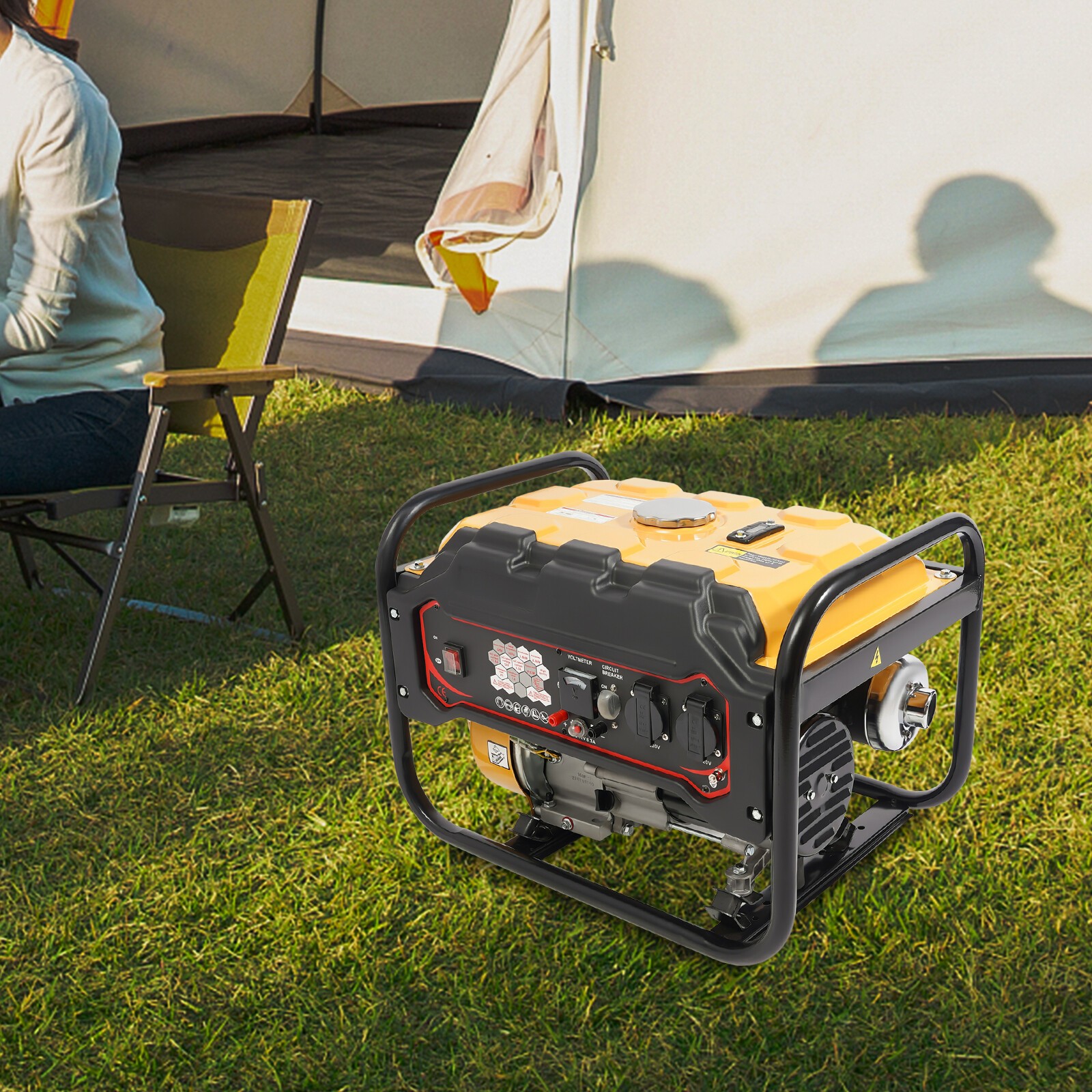 1.8KW 6.5HP 4-Stroke Gasoline Generator Single Cylinder Portable Power Generator