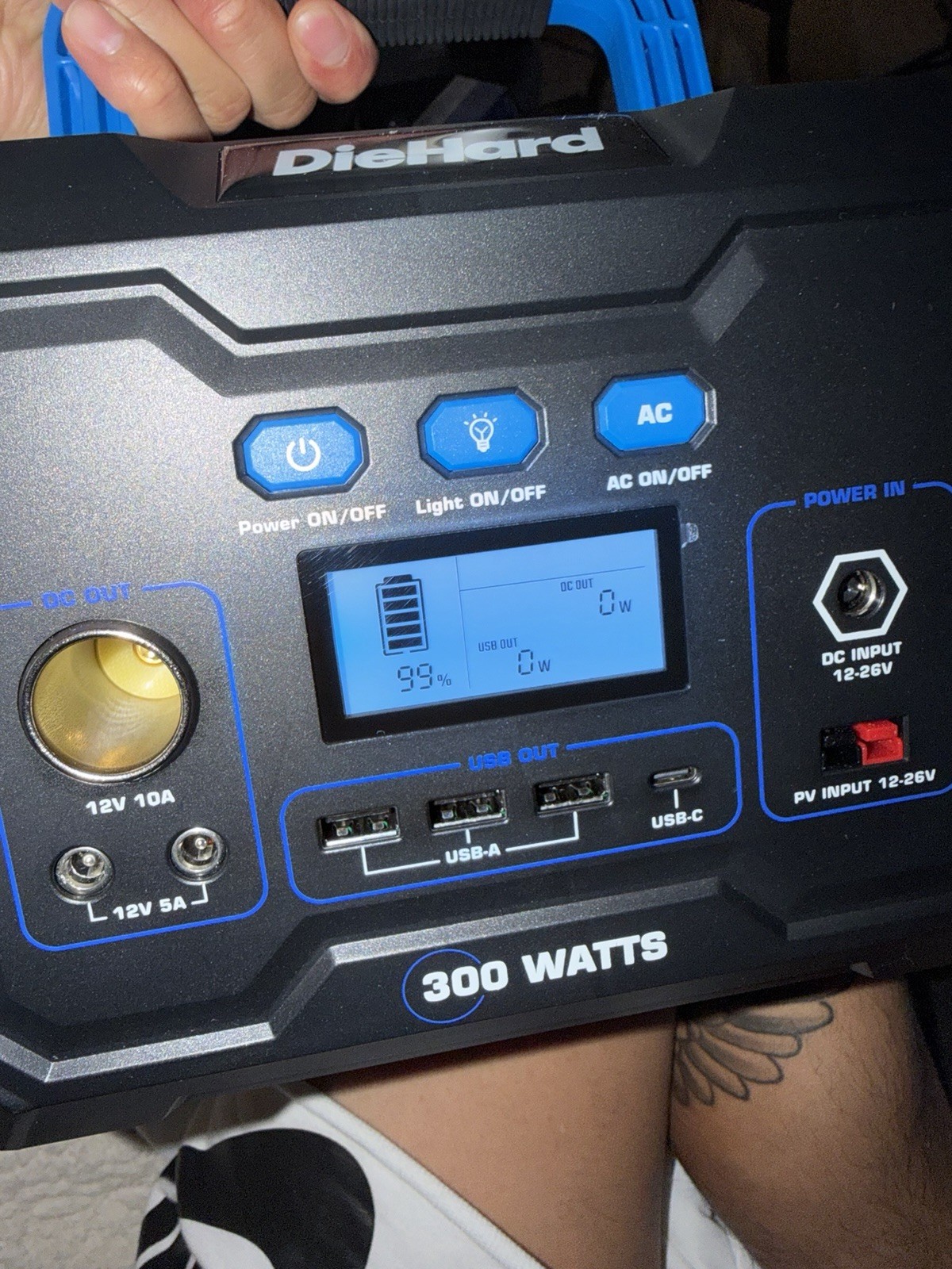 Die Hard, Portable Power Station 300 W Lithium Ion Battery
