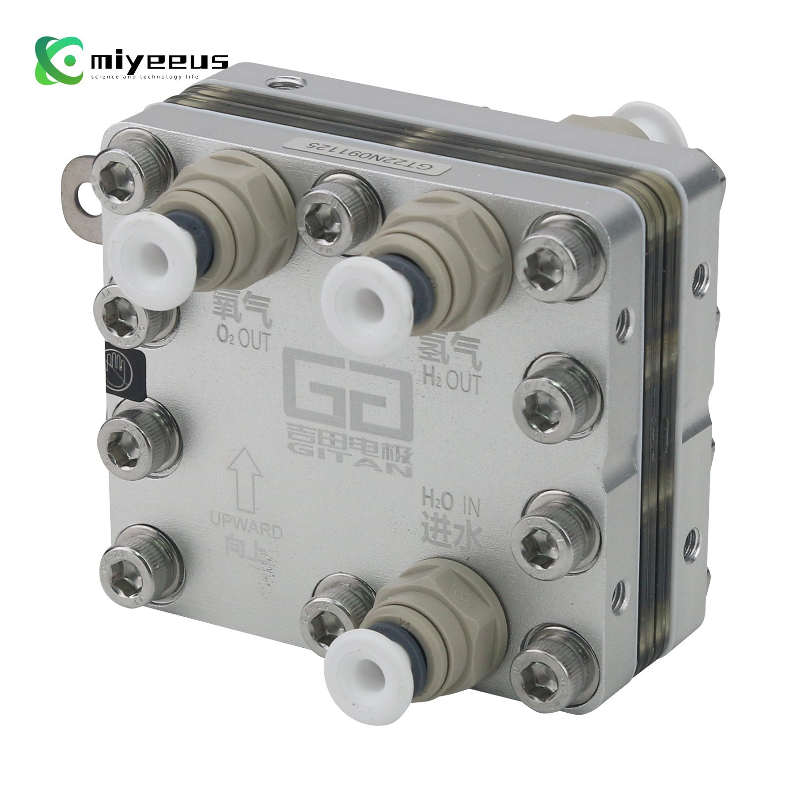 300ML Electrolytic Cell Module PEM Hydrogen Generator for Water GT-A300A-2150