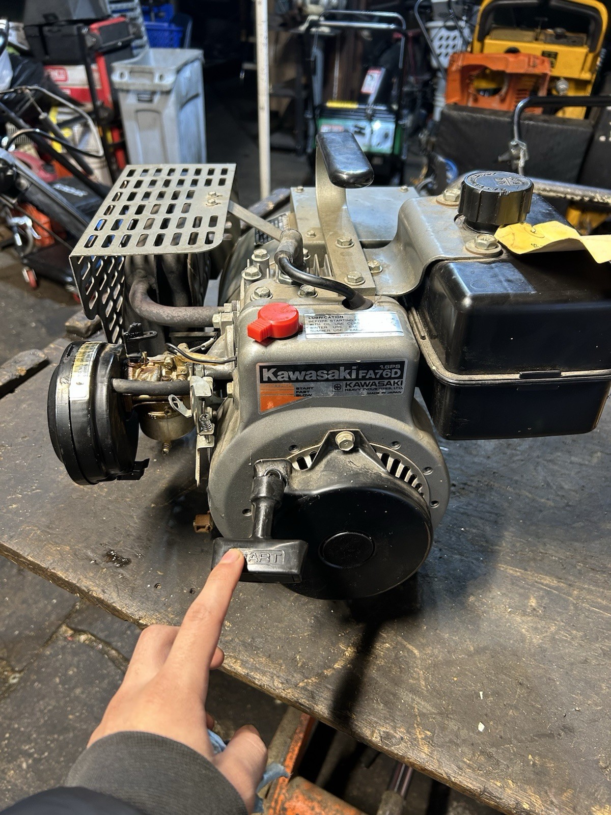 Kawasaki FA76D Generator, 1979 Runs, Great Condition