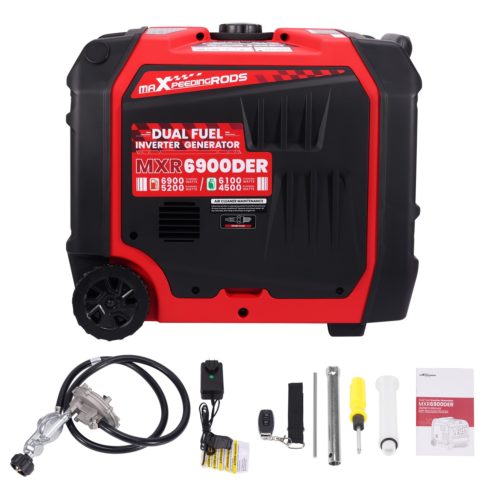 120/240V Switchable & Dual Fuel Generator 5200W – Pure Sine Wave for Electronics