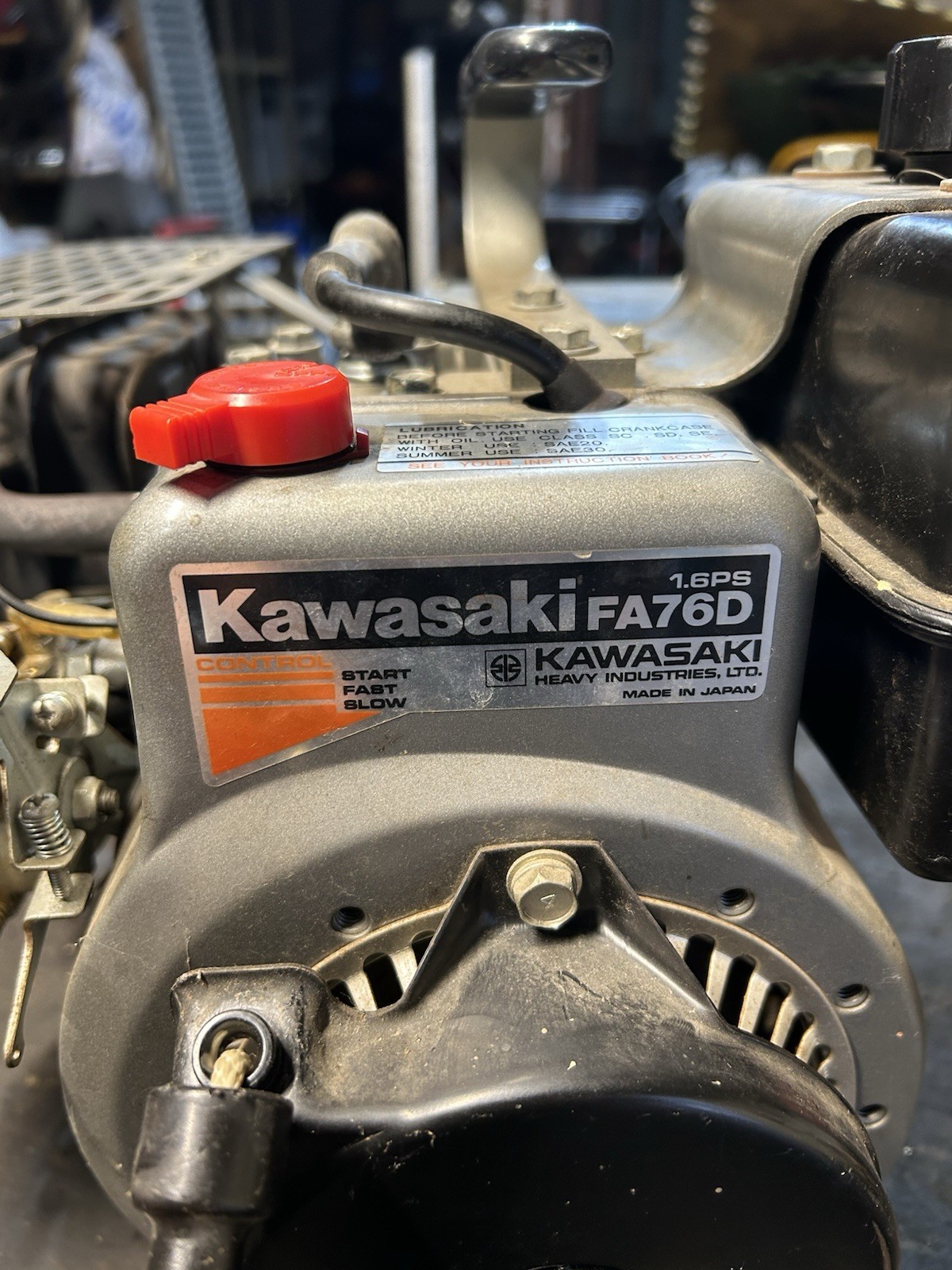Kawasaki FA76D Generator, 1979 Runs, Great Condition
