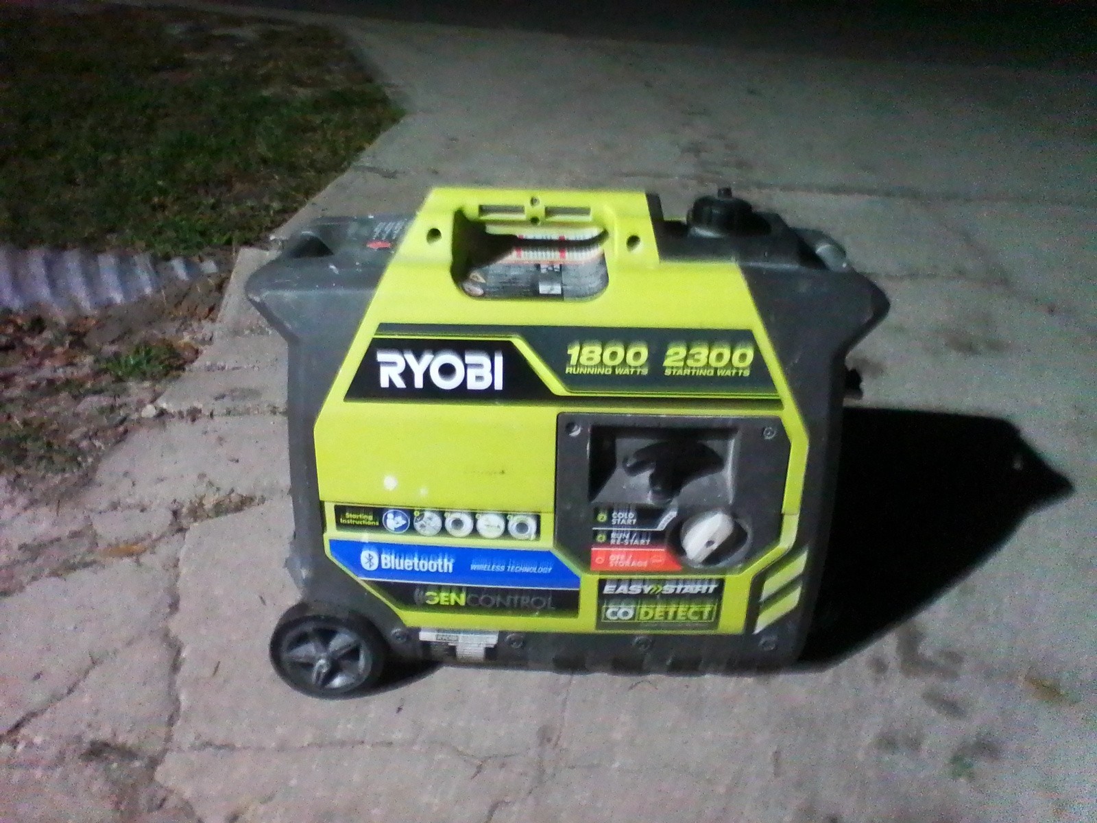 RYOBI 4000-Watt Gasoline Powered Digital Inverter Generator with CO Shutdown