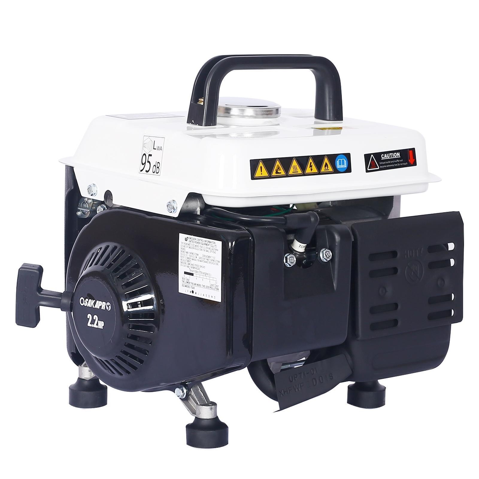 Compact Outdoor Generator with Handles, Reliable 71cc