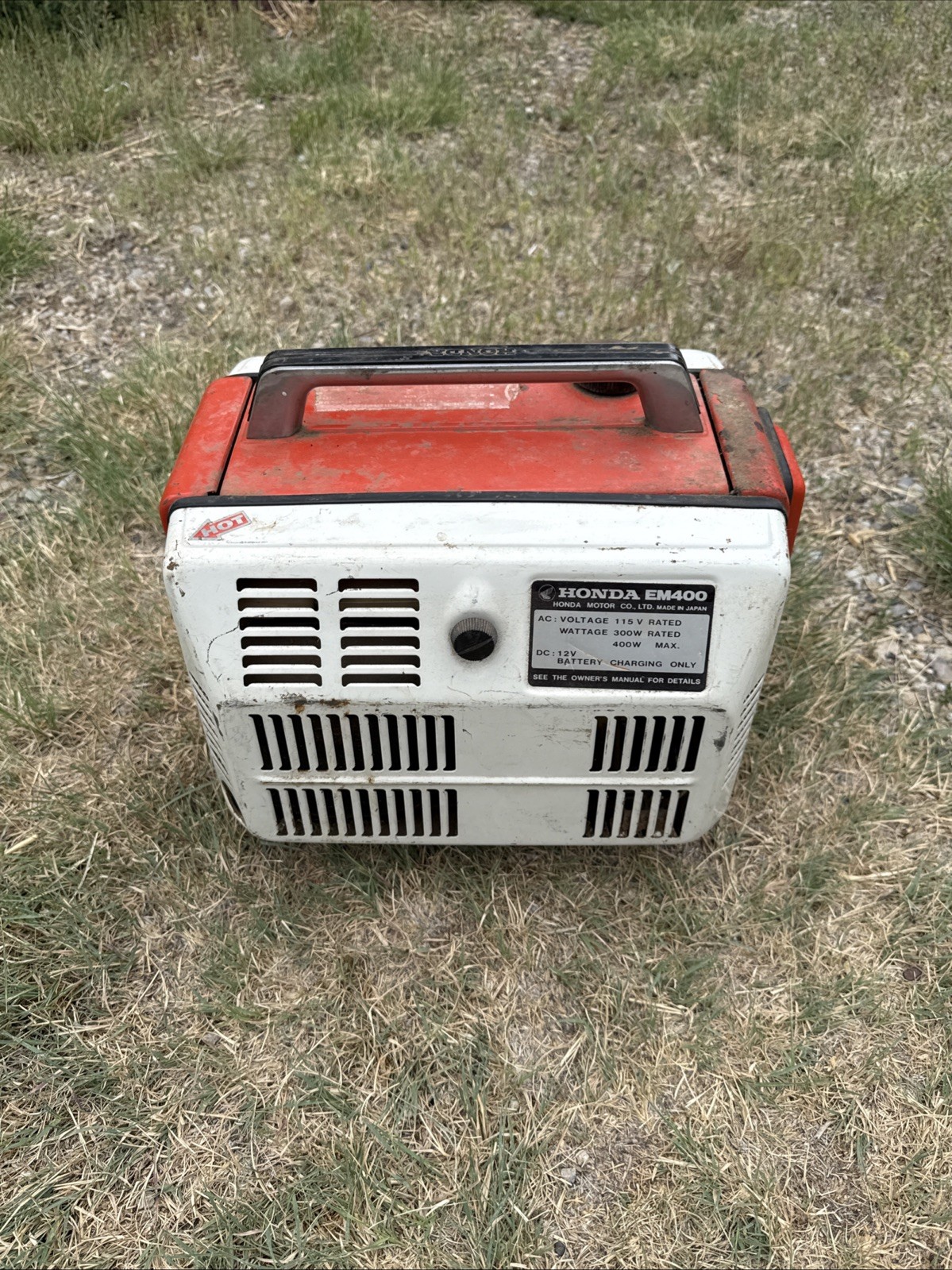 Parts Repair As Is Vintage Honda Em400 portable generator AC/DC Good Compression