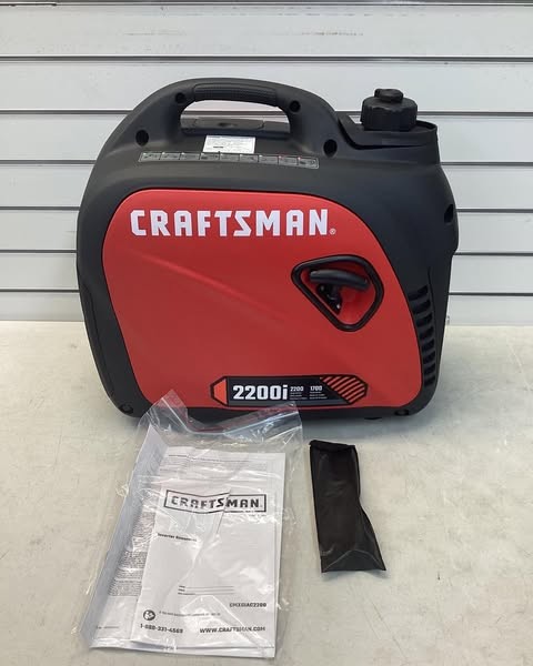 Craftsman 2200.0 -Watt Single Fuel (Gasoline) Inverter Generator