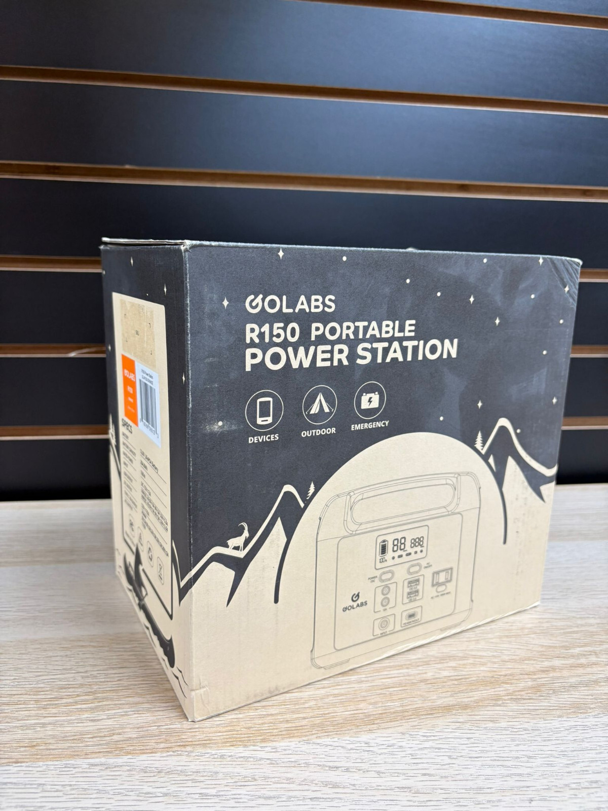 GOLABS Portable Power Station 204Wh LiFePO4 Battery with PD 60W USB C and QC 3.0