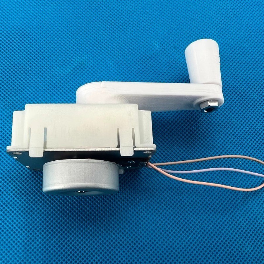 Miniature hand powered generator three phase PM brushless, high efficiency