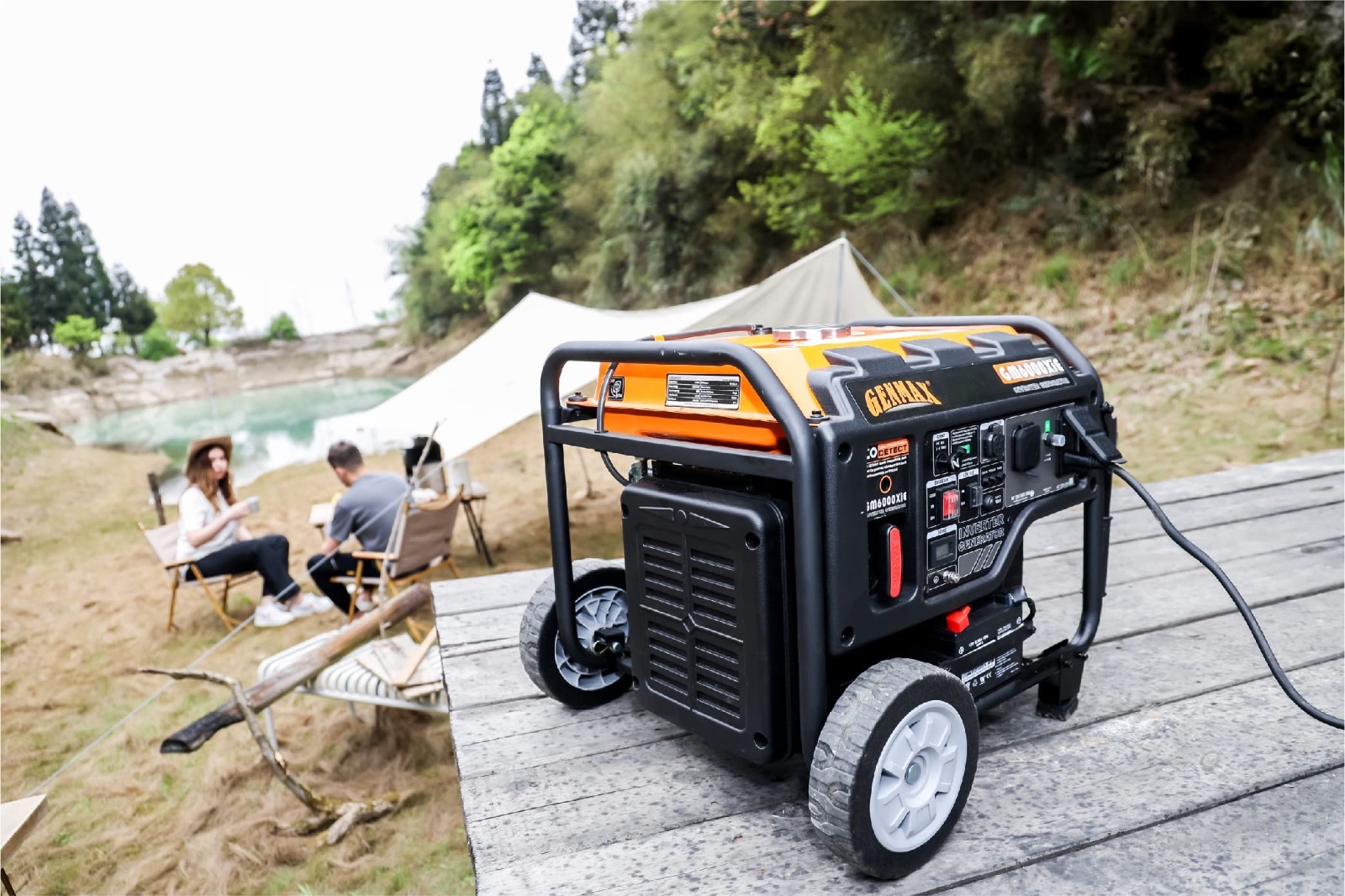 GENMAX GM3500XI 3500W Portable Inverter Generator Gas Powered
