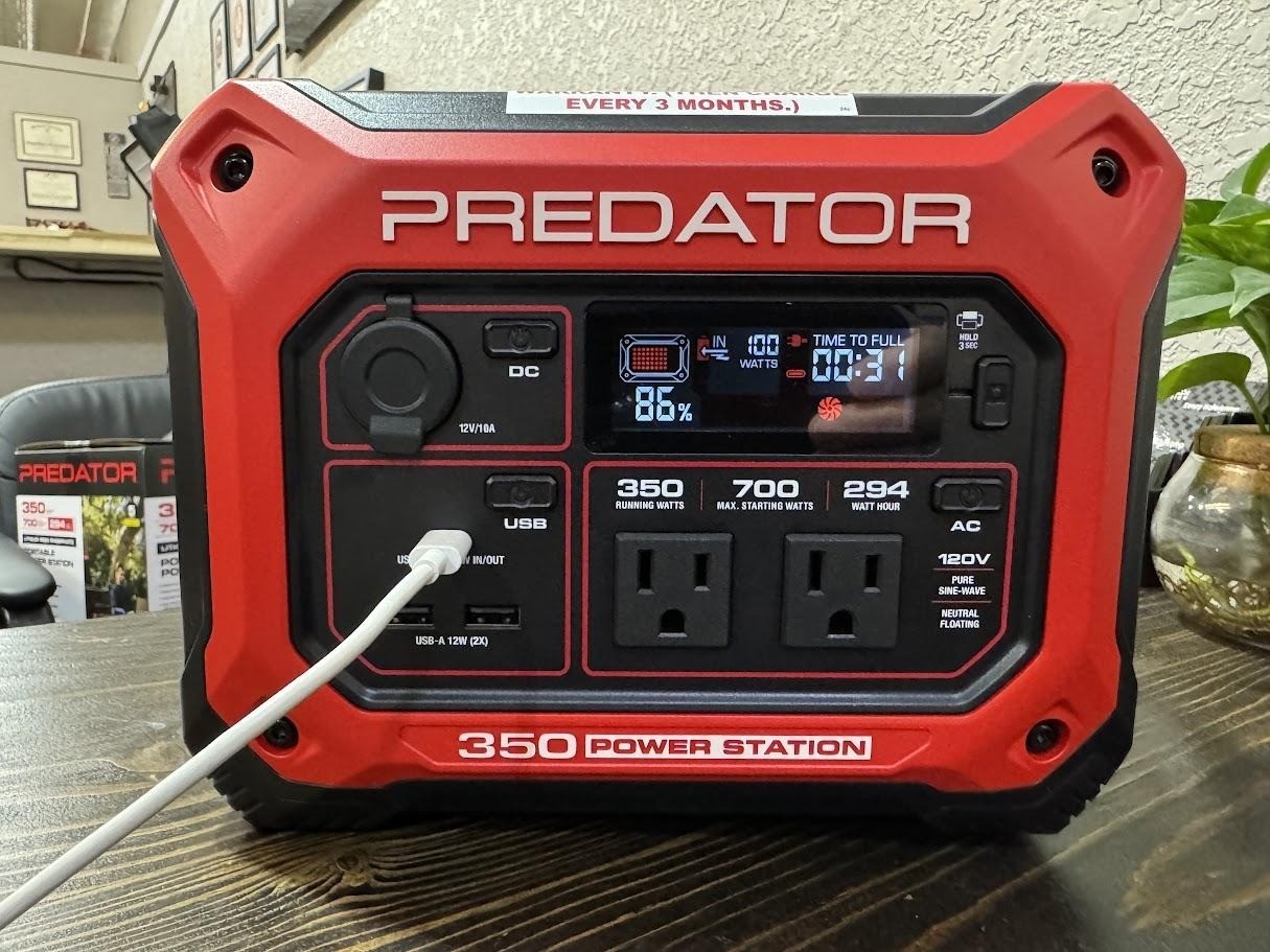 350W Portable Power Station 294Wh Backup Battery Generator with AC DC USB