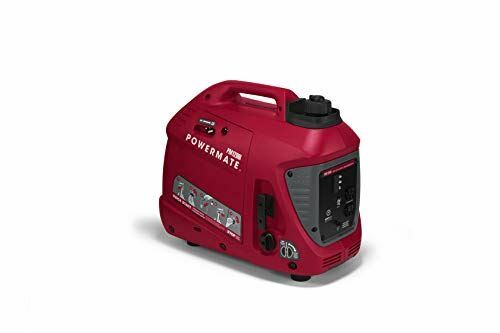 Powermate PM1200i 50ST P0080400 Gas Inverter Generator 1200 Watt 50 ST, Red, Bla