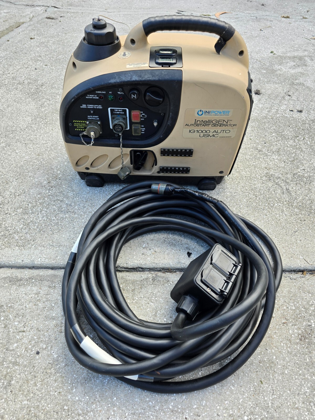 Ini Power IntelliGEN Flex-Fuel Generator IG1000-ICMF 12 Hours w/ Fuel Tank