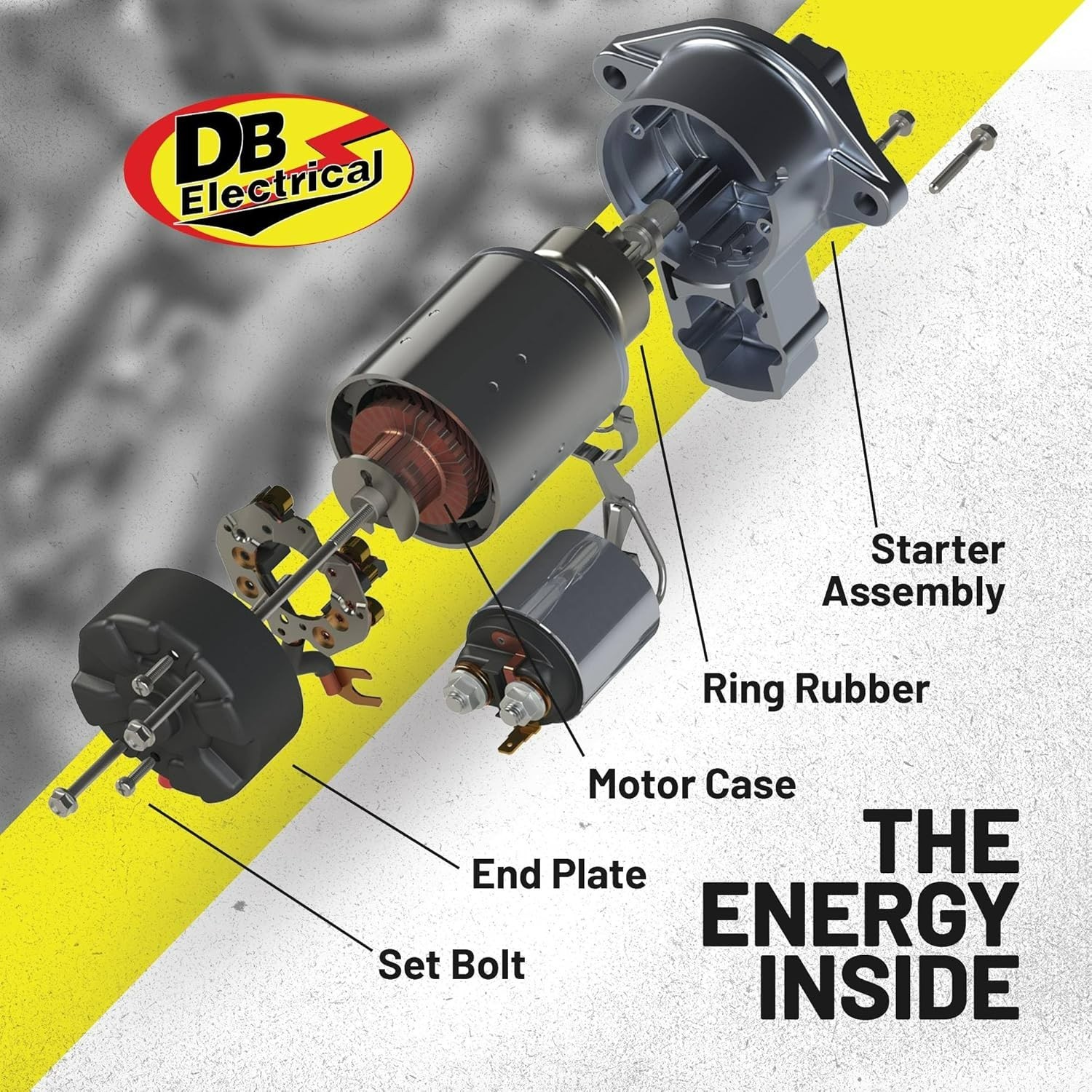Durable 12V Engine Starter for Generac GN191 GN220 GN320 GN360 GN410 – 10 Teeth