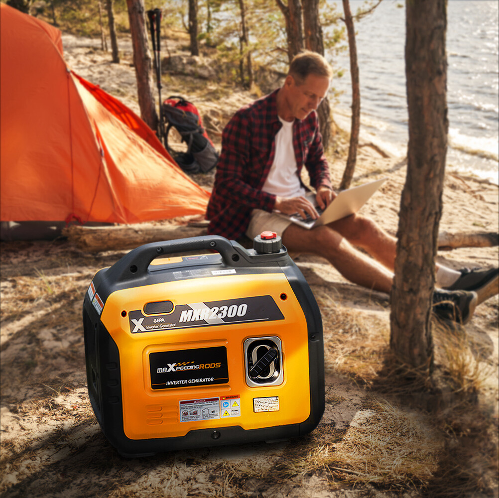 MaXpeedingrods 2300 Watt Portable Gasoline Inverter Generator Super Quiet