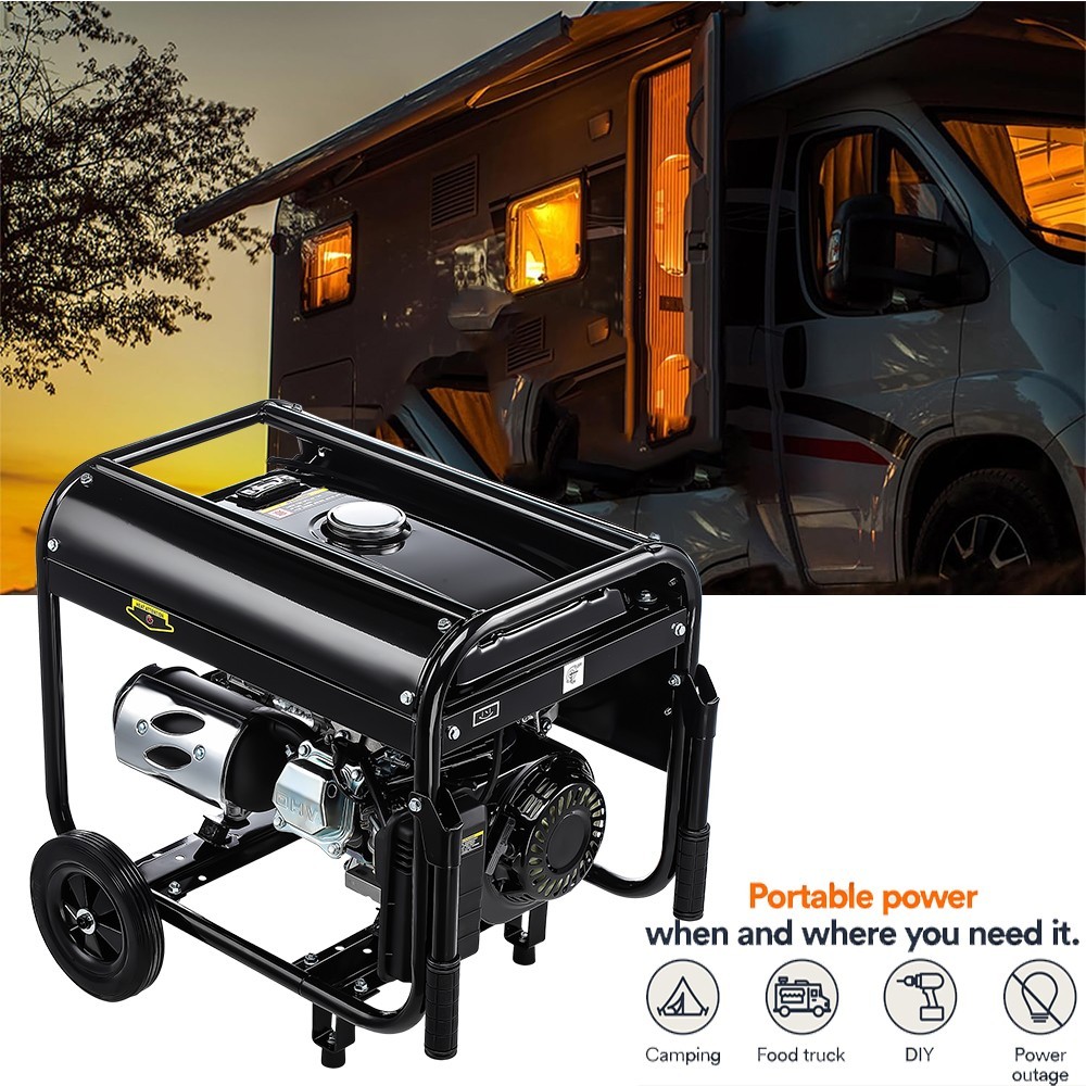 3KW 215cc Gas Inverter Generator OHV Engine 110V&220V Dual Volt Overload Protect
