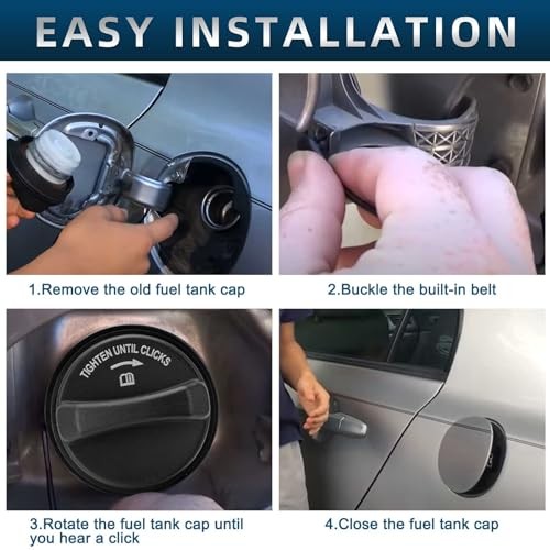 Fuel Tank Cap Gas Cap Compatible with 2004-2021 Ford F150-F600 Ranger Escape