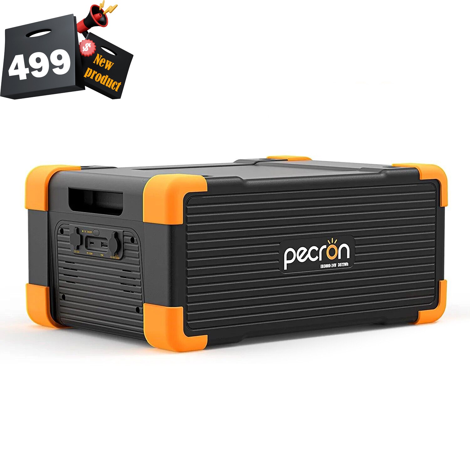 pecron Expansion Battery EB3000 3072Wh Extra Battery for Power Station E2000LFP