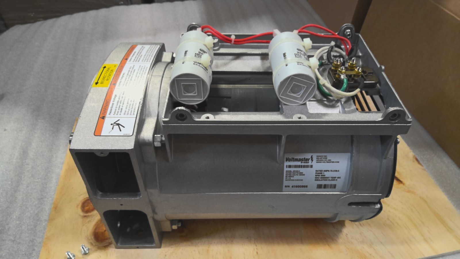 MECC ALTE/VOLTMASTER ALT. 9500 watts RPM 3600 RATED AMPS 79.2 2/39.5(CO3D1)