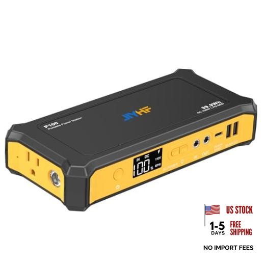 Portable Power Station 99.9Wh, Laptop Charger & Backup Power with P100 Orange