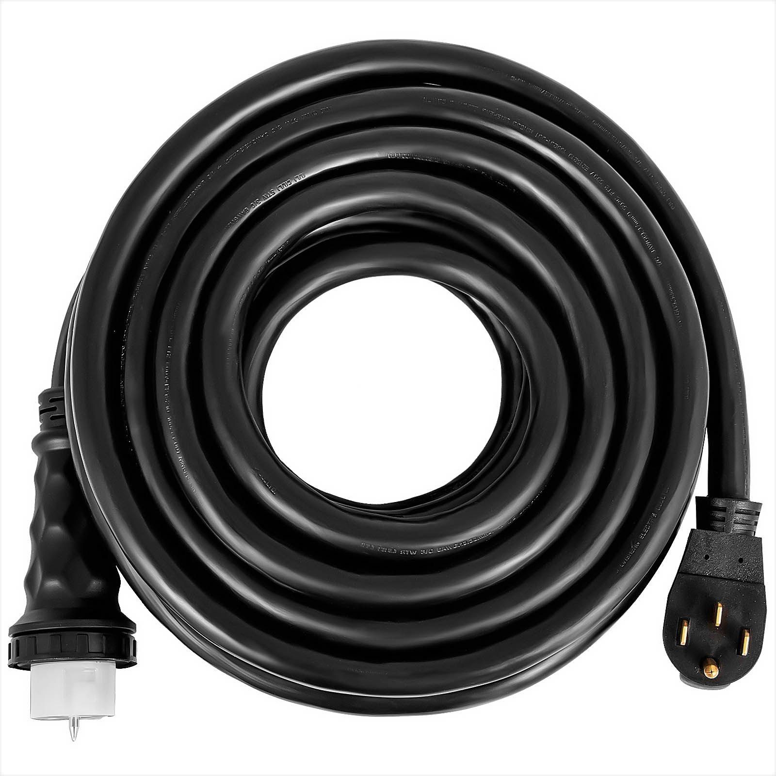 15ft 6/3+8/1 STW 50A N14-50P to SS2-50R&CS6364 Twist Lock Extension Cord