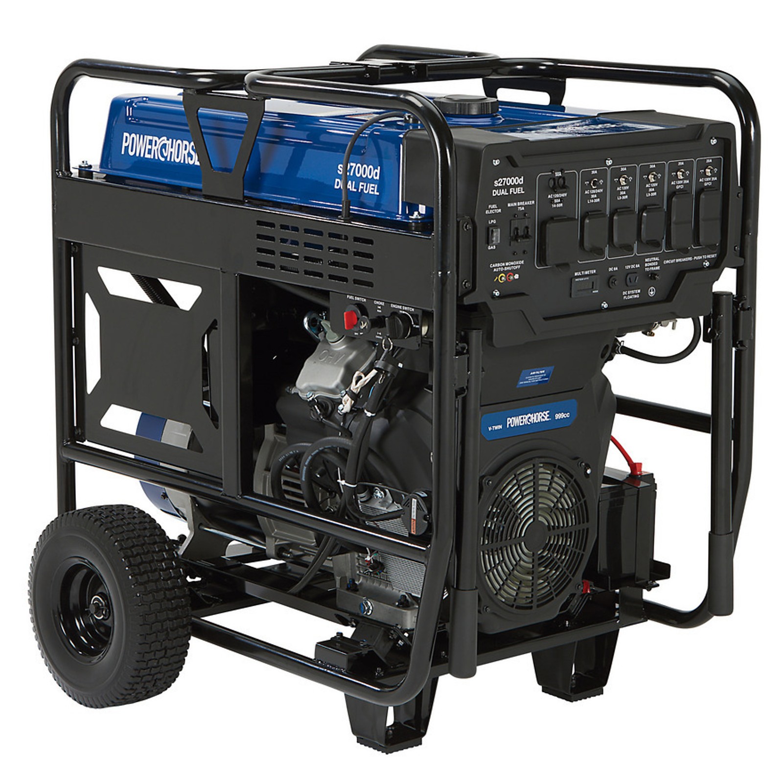 Powerhorse Portable Generator, 27,000 Surge Watts, 18,000 Rated Watts