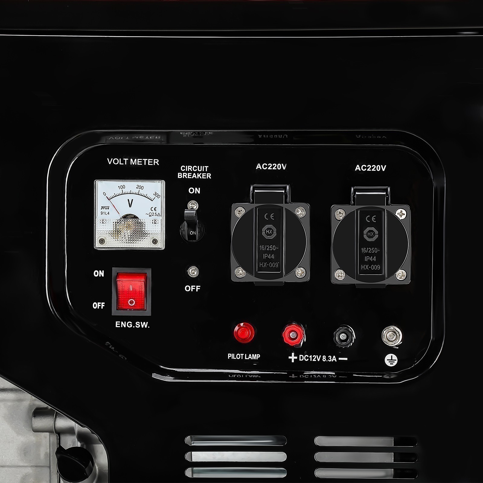 3KW Gas Inverter Generator 215cc OHV Engine 110V+220V Dual Volt Low Oil Shutdown