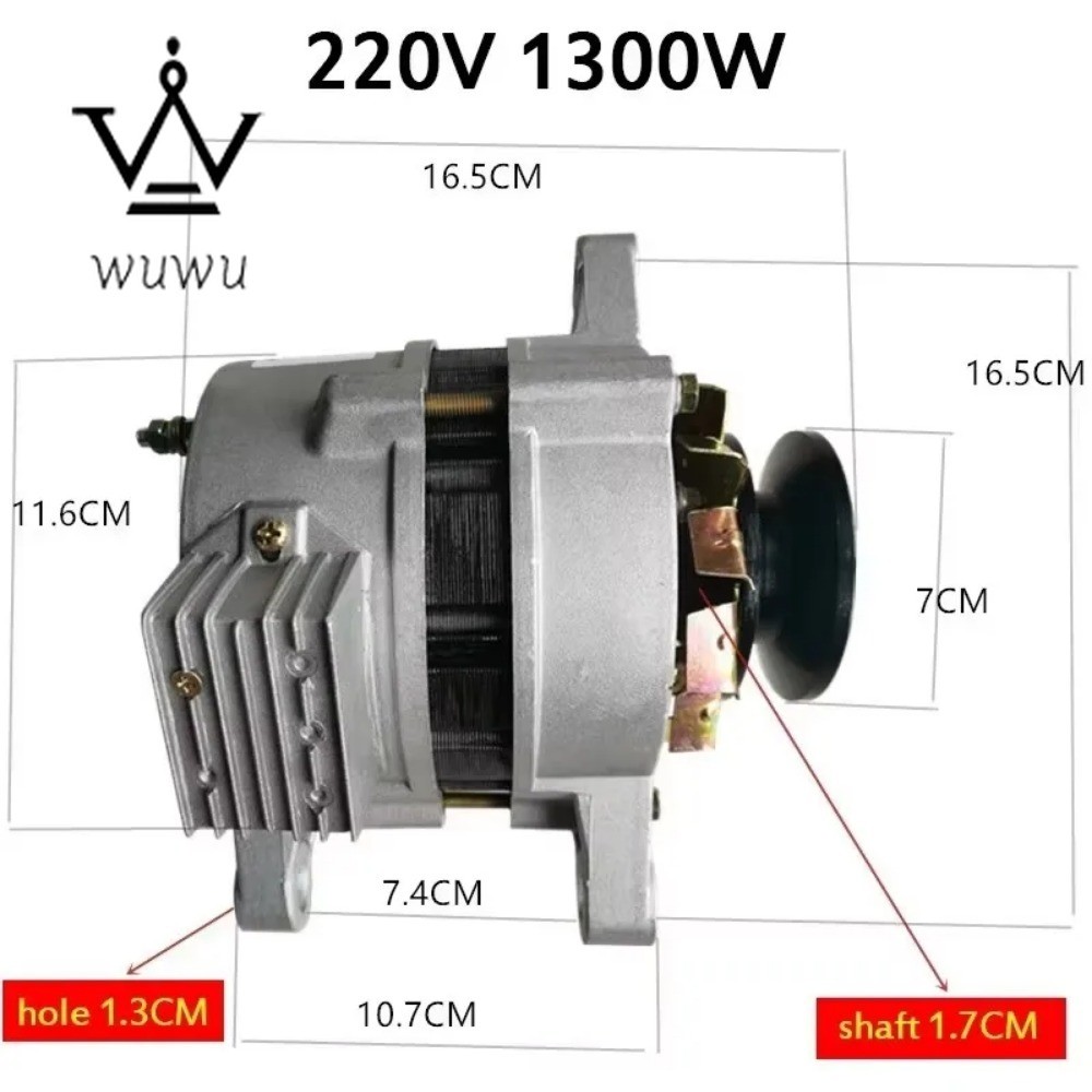220V Permanent Magnet Brushless Constant Voltage Copper Wire Core Alternator