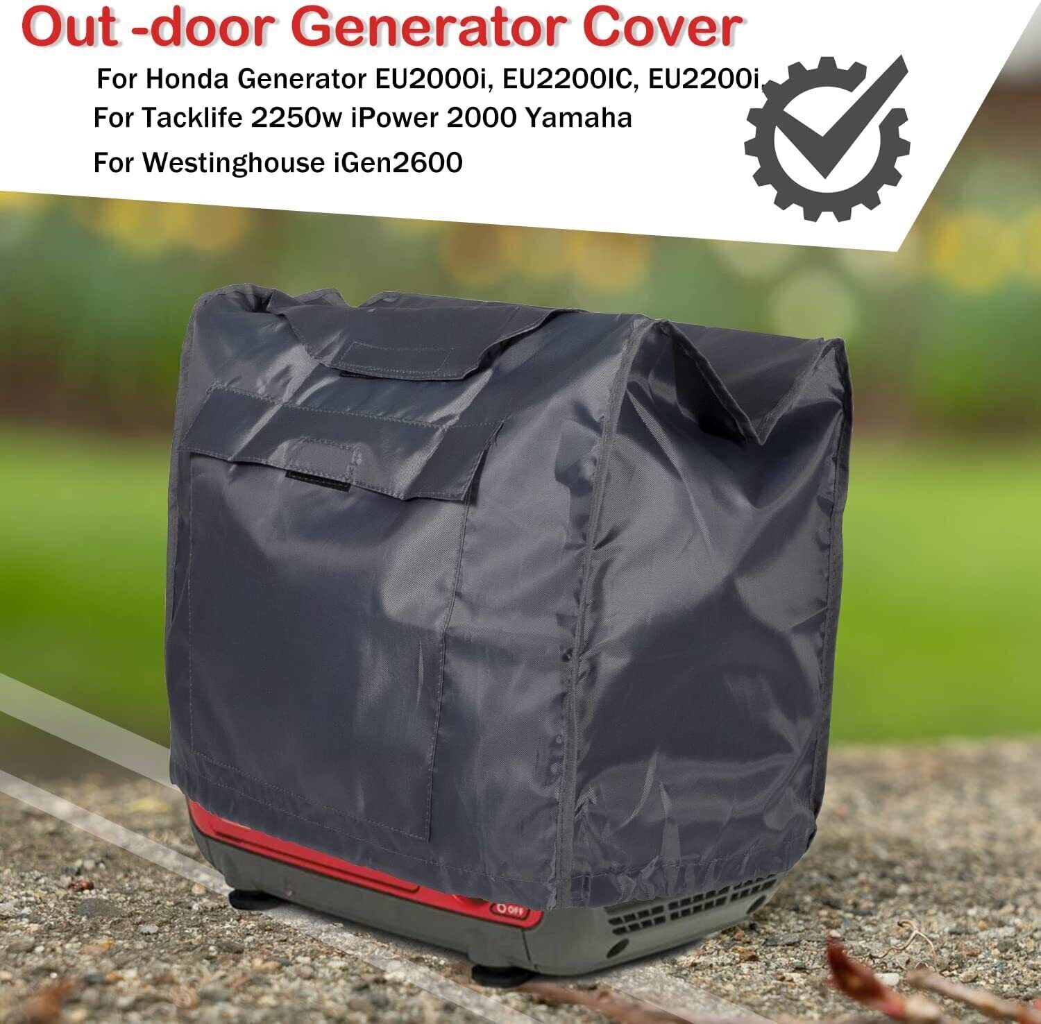 Waterproof Generator Cover w/ Storage Pocket for Honda Eu2200i Eu2000i EU2200IC