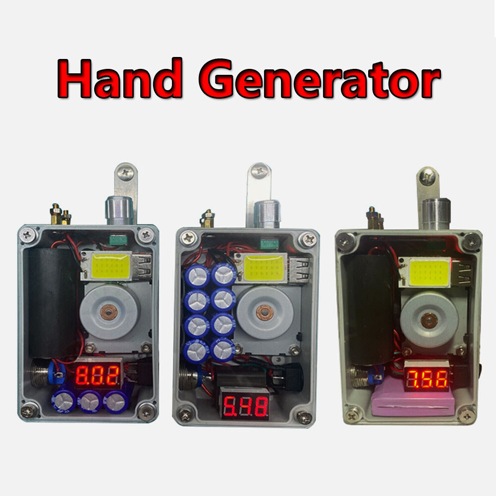 Portable Outdoor Hand Generator for Lighting Ignition USB Charging Emergency