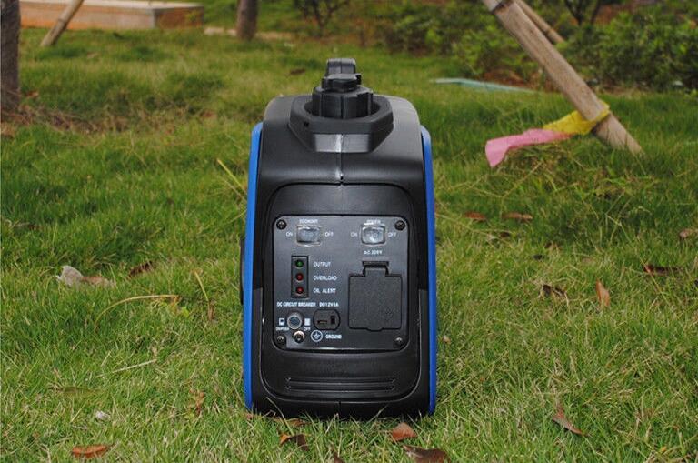 800W Portable Silent Camping Gasoline Power Inverter Generator Set 220V