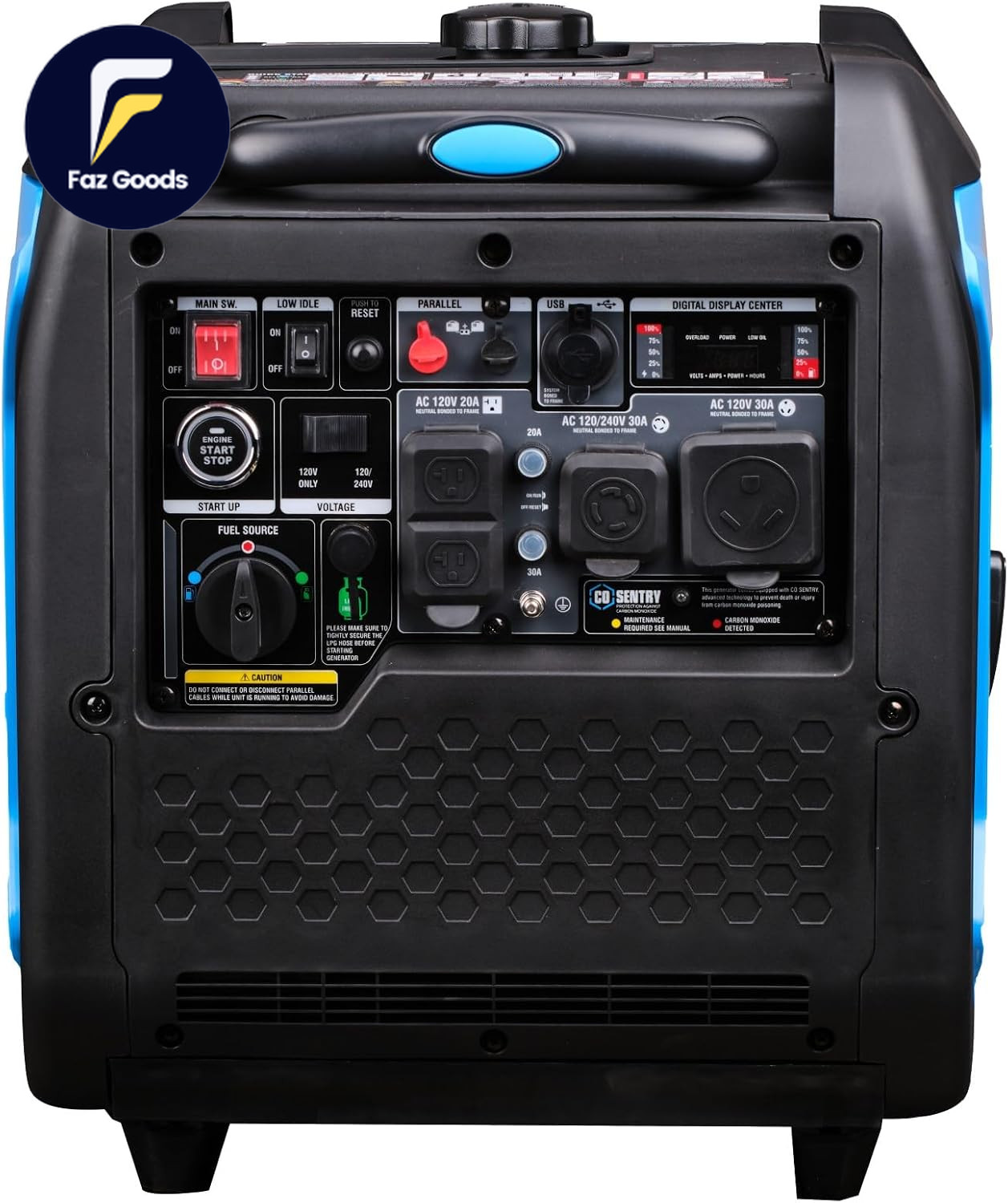 Pulsar 7,250-Watt Super Quiet Dual Fuel Inverter Generator with Remote Start
