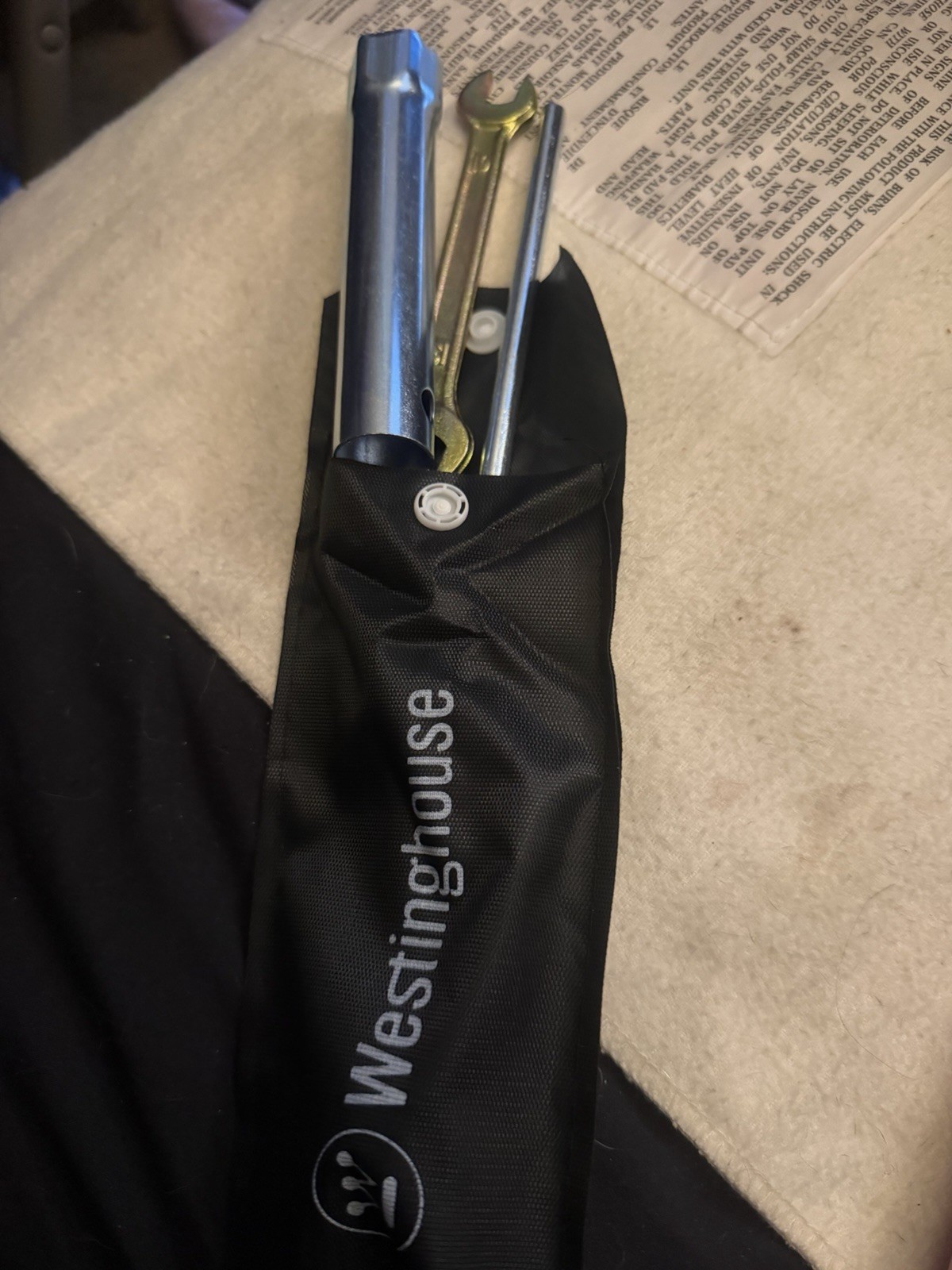 Westinghouse WGen5300DFcv Dual Fuel Generator 6500W Toolkit Manual Hose