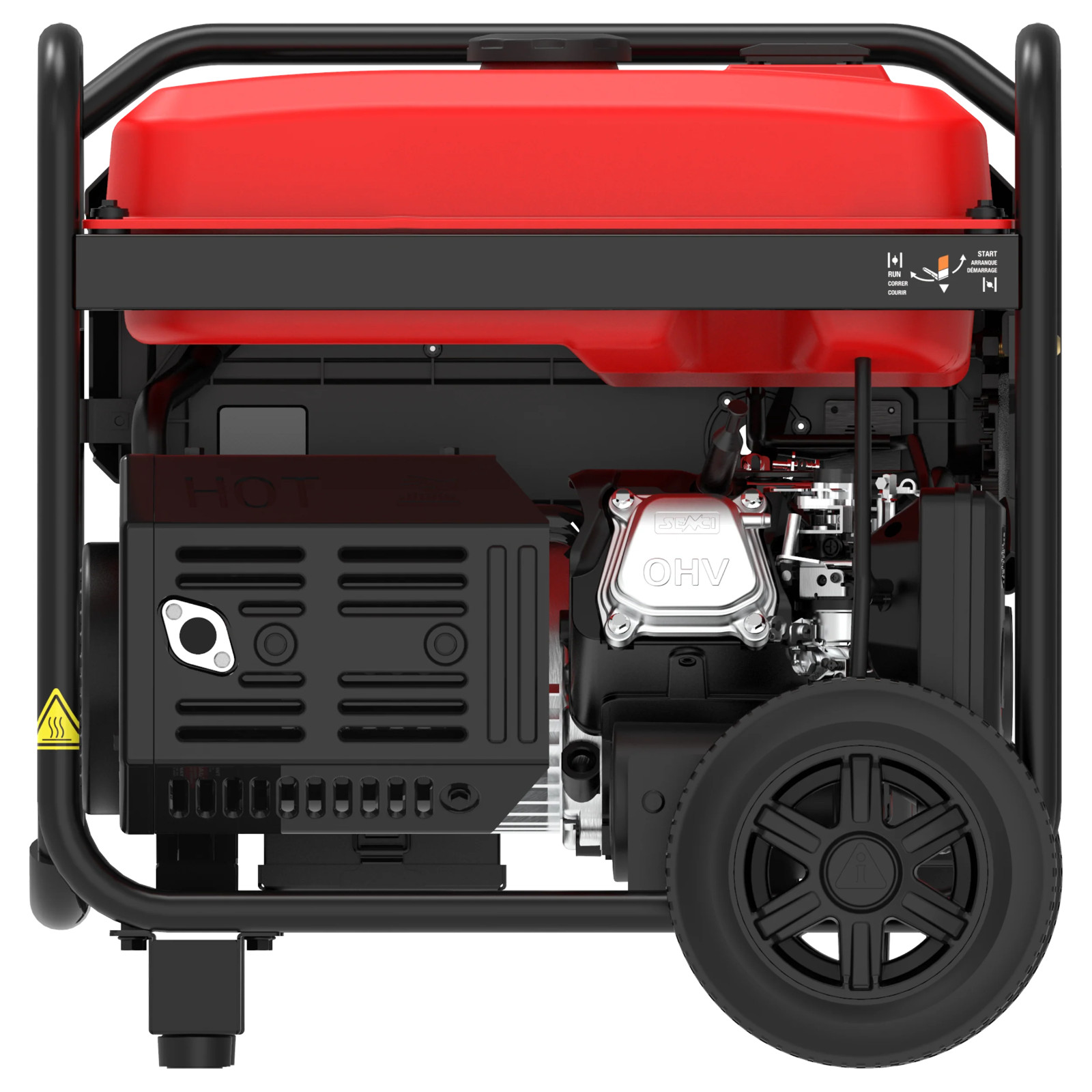 A-iPower GXS5000RD Remote Dual Fuel Portable Generator