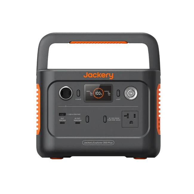 Jackery Explorer 300 Plus Power Station 288Wh LiFePO4 Battery 300W AC Outlet