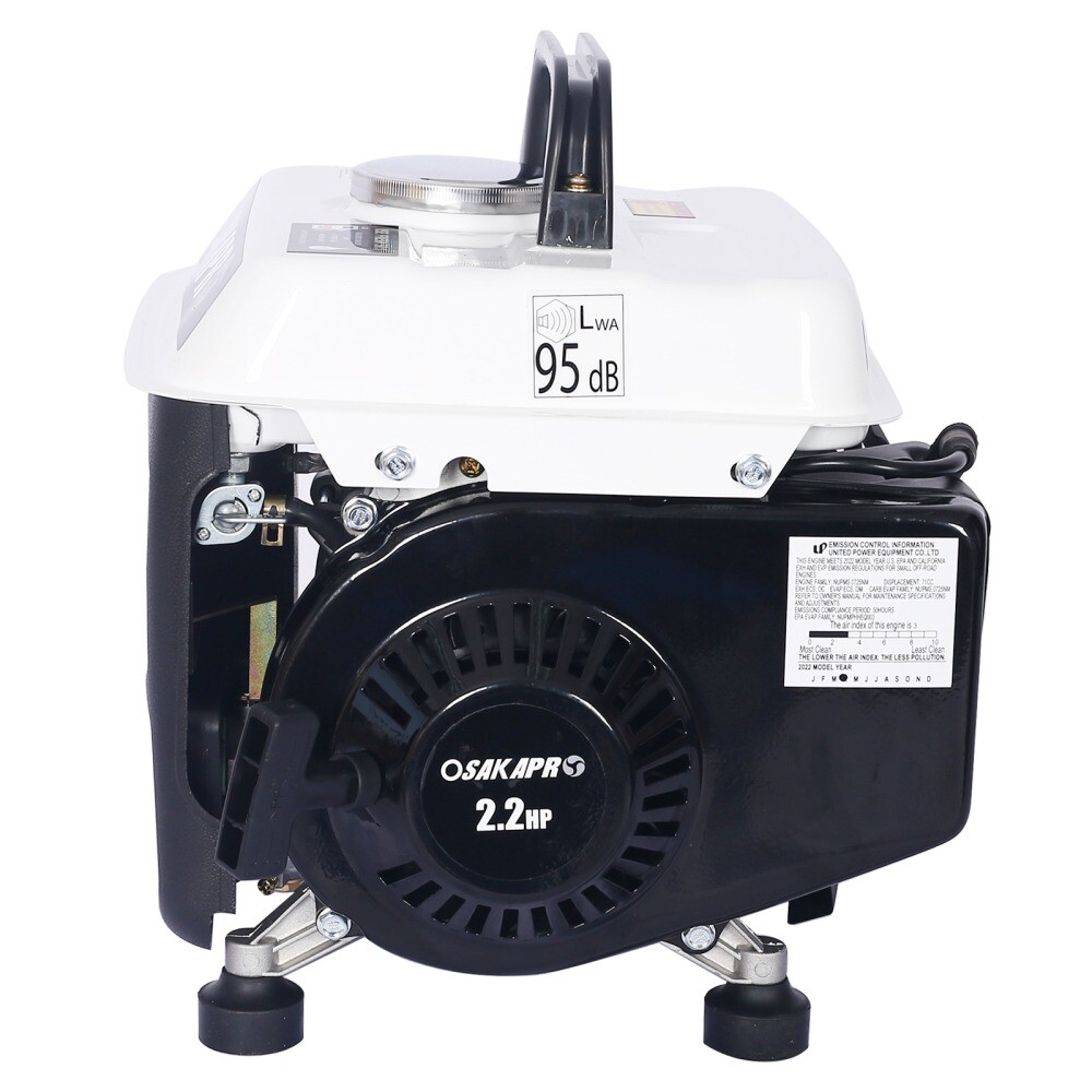 800W Portable Generator Outdoor Low Noise Gas Powered Generator for Home Use