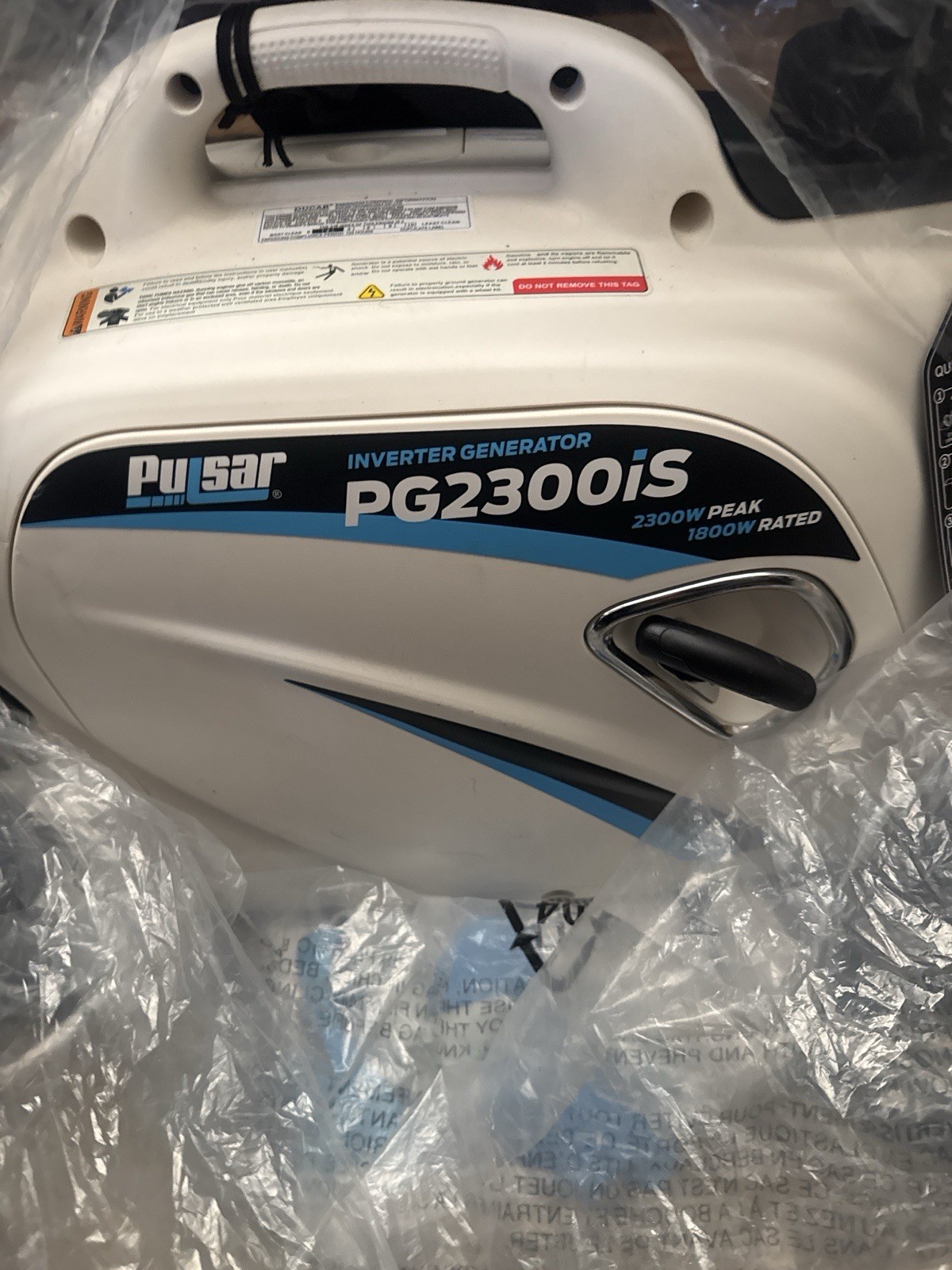 Pulsar PG2300iS Inverter Generator 2300W Peak Portable Eco Switch Gasoline