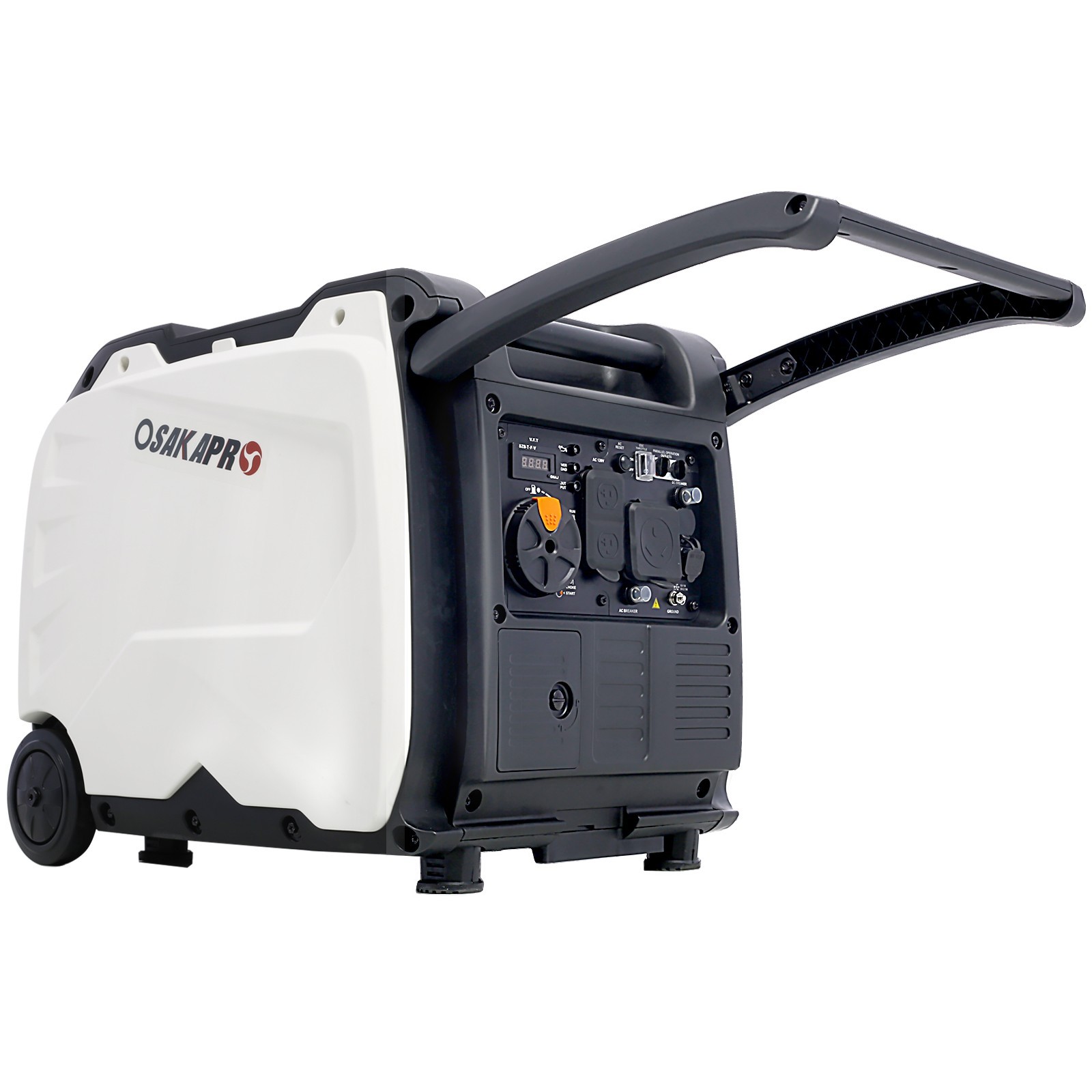 4500W Super Quiet Inverter Generator Electric Start EPA 212cc 4 Stroke Wheels