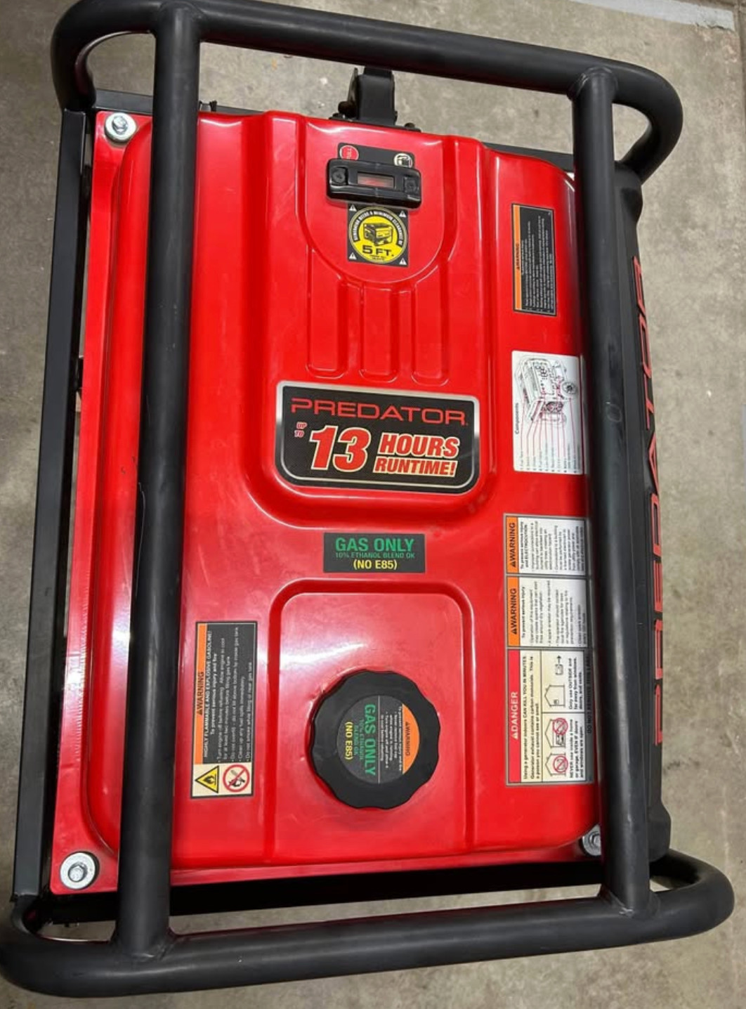 Predator 9000 Watt Gas Powered Portable Generator EPA-