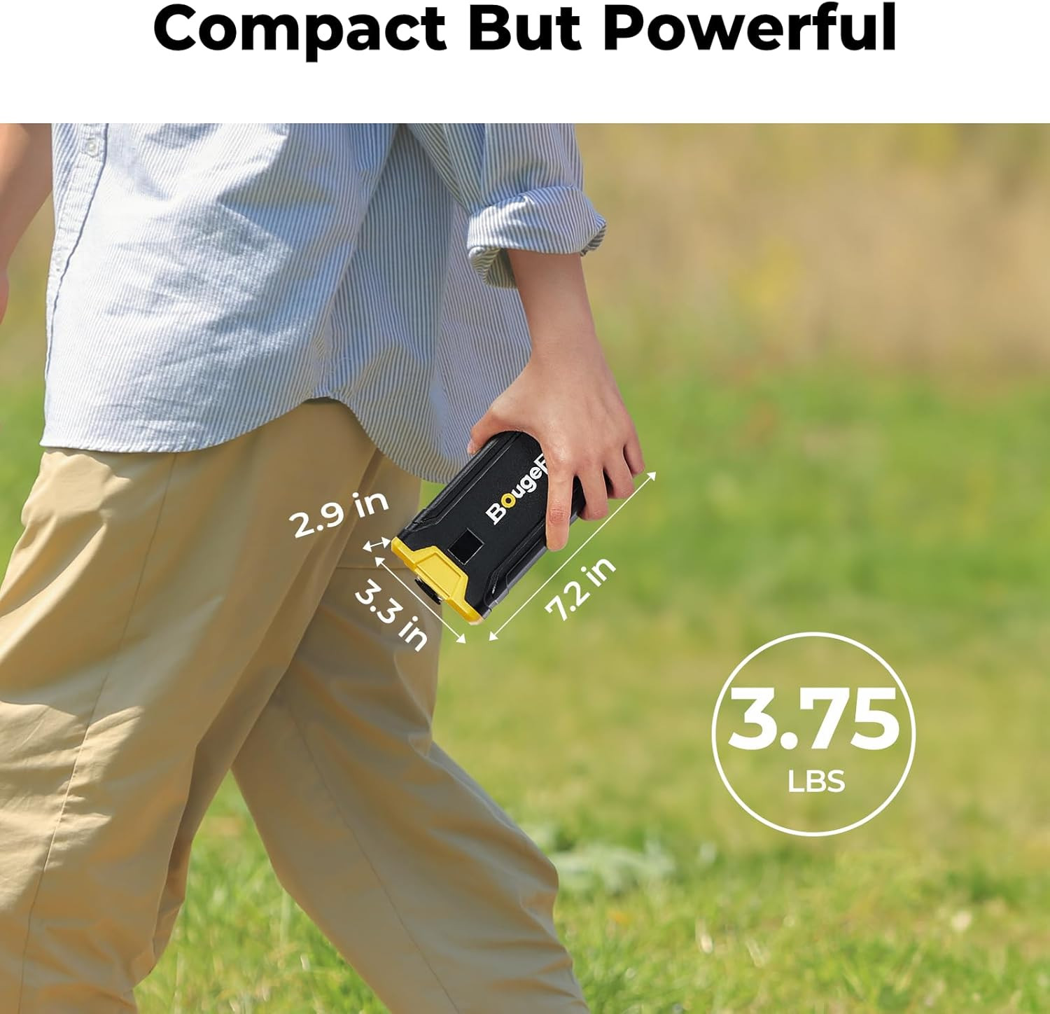 Bougerv 266Wh Portable Power Station, Backup Battery for 12V Car Refrigerators,