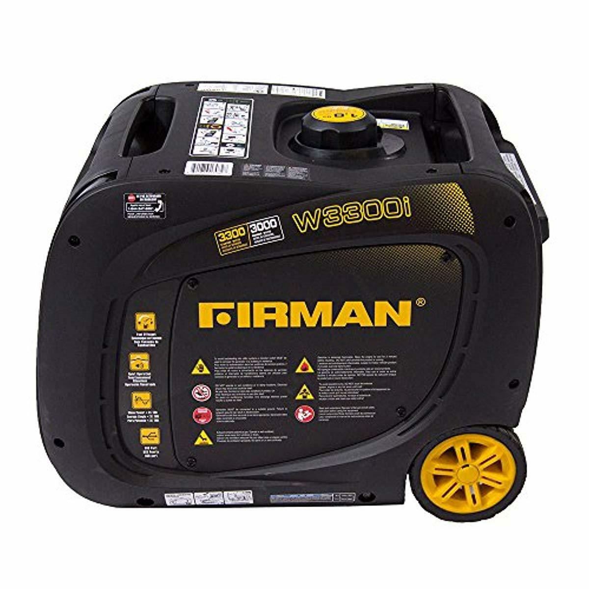 Firman 3,300-W Quiet Portable Gas Powered Inverter Generator with Electric Start